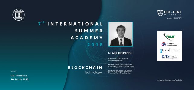 Blockchain technology lecture on Cyber Security & Privacy ISA 18